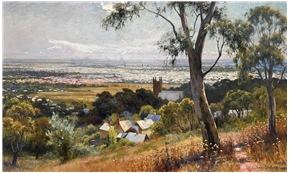 Adelaide from Mitcham 1918