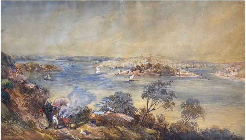 Aboriginal Camp overlooking Goat Island